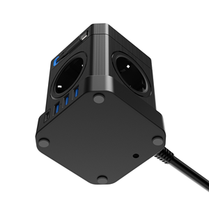 Stop Kontak Ekstensi USB-C 20W EU 5 Stopkontak 3 USB-A 1 USB-C 20W Kabel Panjang 2M 16A Tahan Api Bersertifikasi CE - Product Image 6