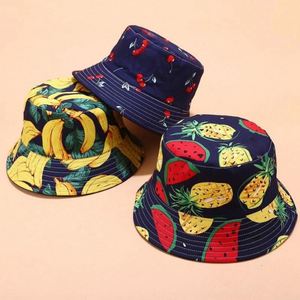 Sombrero de Pescador Promocional de Doble Cara, Nuevo Diseño de Moda, con Logotipo Personalizado, Sombrero de Cubo para Mujer - Product Image 1