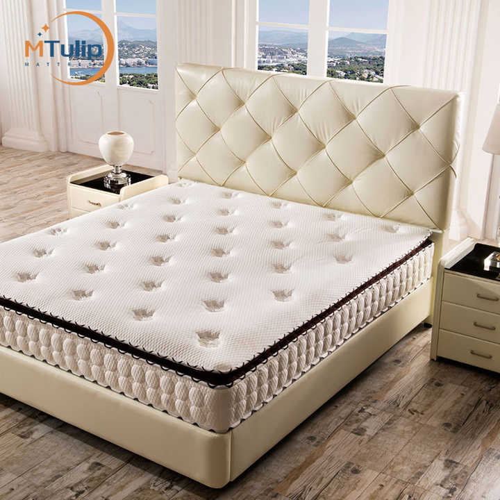 King queen single size foam queen bed pocket spring bedroom mattress in