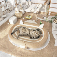 Lit pour chat en sisal classique Petlead - Utilisation en intérieur toute saison