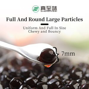 Perlas de Tapioca Negra Super Masticables de Alta Calidad al por Mayor para Té de Burbujas con Leche y Té de Frutas - Product Image 5