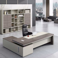Vente en gros de meubles commerciaux d'usine Gestionnaire de bureau Table de direction Mobilier de direction moderne Bureau design