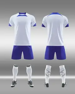 22/23 Nieuwe Thailand Kwaliteit Custom Voetbal Set Jersey Dragen Voetbalshirt Set Club Voetbal Uniform