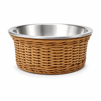 Support de panier en rotin PP tressé, isolant thermique anti-brûlure, pour restaurants, cafés et cuisines domestiques (vente en gros)