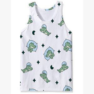 Camiseta sin Mangas Deportiva Casual para Hombre, con Estampado de Dibujos Animados Personalizable, Impresión Digital 3D de Verano - Product Image 6