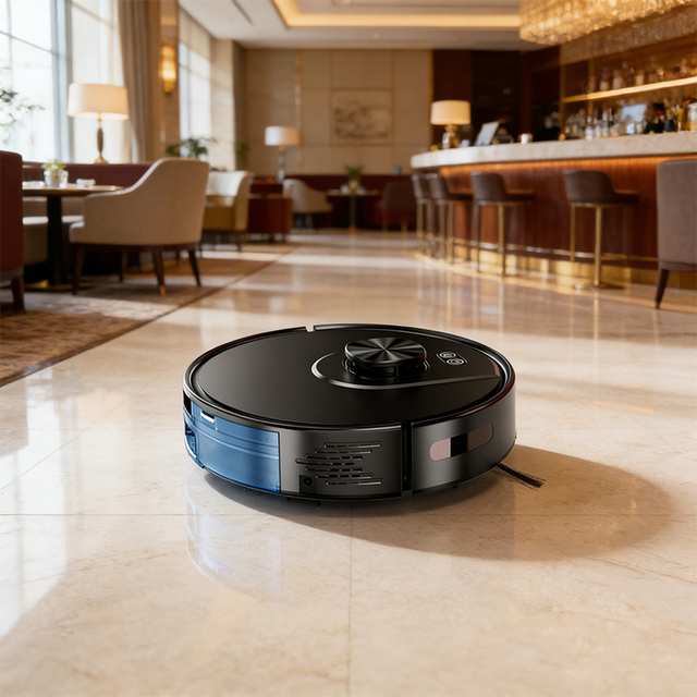 OEM Geerlepol V2L-SH LDS Navigation Automatic Cleaning Wet/Dry Sweeping Mopping 3500Pa 2550mAh Smart Vacuum Robot Tuya App