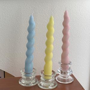 2er Pack French Spiral Soy Wax Umwelt freundliche Aroma therapie Kerzenhalter Halter Kerzen gläser Hochzeits dekoration Valentinstag - Product Image 3