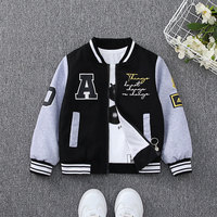 Ventes en gros de vestes et manteaux imperméables pour garçons, nouvelle collection automne, vêtements inspirés du baseball pour enfants de 3 à 14 ans