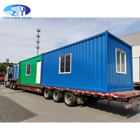 Vente en gros de petite maison moderne de 2 étages de 20 pieds Chambre mobile Casa Maison préfabriquée 20 pieds 40 pieds moule Flatpack Maison modulaire standard préfabriquée