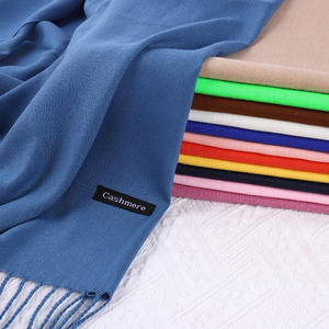 Zifeng OEM 2025 nouveau <span class=keywords><strong>Chal</strong></span> Na Kar haute qualité hiver plaine gland cachemire châle écharpe - Product Image 5