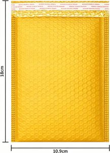 Sac d'expédition en polybulle personnalisé, imprimé, imperméable, durable, écologique, enveloppe rembourrée métallique, pochette à bulles 140 g/m² - Product Image 2