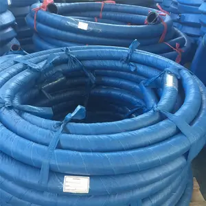 Rubber silicone water irrigation hose pipe 160mm 200mm slurry reinforced dredge suction hose