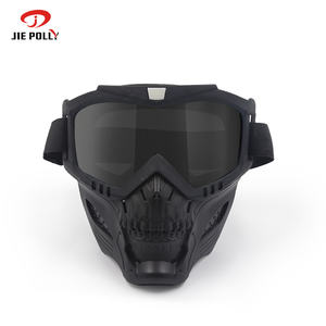 Yüksek kalite dayanıklı OEM motosiklet kayak gözlüğü Off-Road MX kir bisiklet kar toz geçirmez sürme gözlük yüz maskesi için maske - Product Image 5