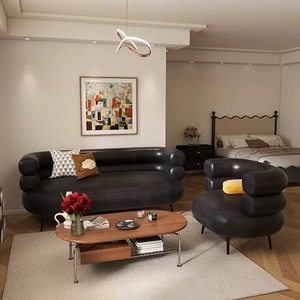 Nhỏ retro phong cách cổ xưa sofa cho phòng khách gia đình và đồ nội thất phòng ngủ cho căn hộ hoặc người lười biếng - Product Image 1