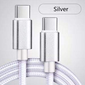 สายชาร์จแบบถักชนิด C-C พรีเมียม สายถ่ายโอนข้อมูล USB-C สำหรับสมาร์ทโฟน - Product Image 6