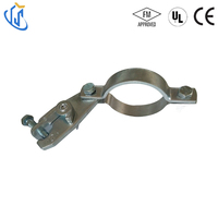 Support de tuyau longitudinal galvanisé pour systèmes de protection antisismique et anti-incendie, disponible en OEM