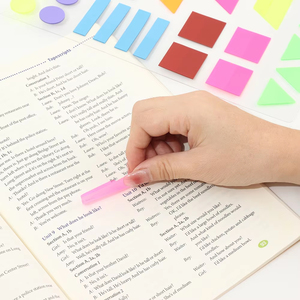 Usine personnalisée créative petit livre Transparent auto-adhésif PET bloc-notes autocollant bloc-notes de haute qualité plusieurs couleurs - Product Image 6