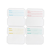 Billets de tombola personnalisables avec logo, rouleau de billets de loterie double, billets de tombola sur mesure pour événements, supermarchés, récompenses