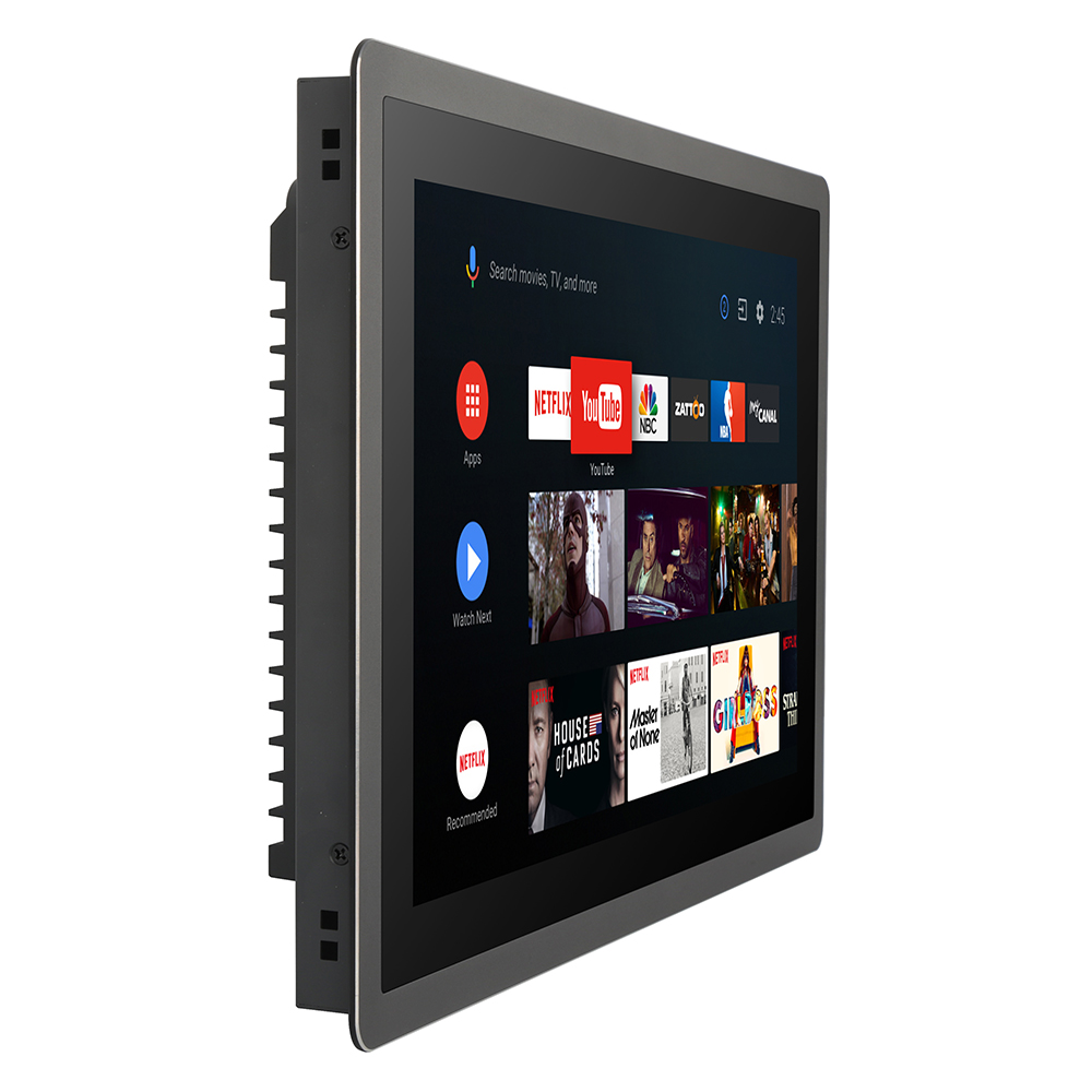 10.4inch 12.1inch 15inch Bestview Android Industrial IP65 embedded touch screen all in one panel PC