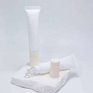 Tubes de baume à lèvres en silicone à presser, emballages souples en plastique, logo personnalisé, huile à lèvres, gloss à lèvres, applicateur en plastique - Product Image 5