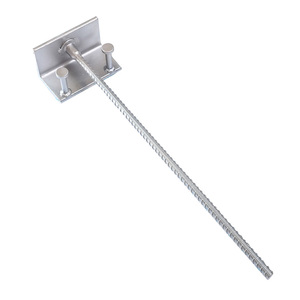 Fijación ajustable M16 Varillas roscadas 80kN Placa base de acero cortada con láser sin soldadura Placa incrustada para construcción de hormigón - Product Image 4