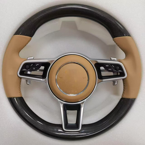 Volant de <span class=keywords><strong>voiture</strong></span> multifonctionnel en fibre de carbone pour Porsche Cayenne 981 911 Panamera ancien modèle 2011-2016 amélioré à nouveau - Product Image 6