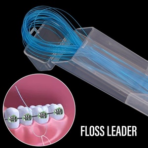 Hilo Dental Ortodóntico para Brackets, Herramienta de Limpieza Interdental Premium, Extremo Rígido para Puentes e Implantes Ck2276 - Product Image 6