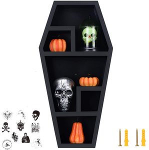 Estante de Pared Multifuncional Moderno y Ecológico de Madera de Bambú de Curious Witch con Ganchos y Rieles para Organización de Herramientas - Product Image 6