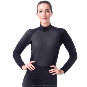 Negro traje de buceo <span class=keywords><strong>Duit</strong></span> de las mujeres de neopreno de 3Mm apnea traje de neopreno - Product Image 1