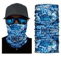 Série Reborn Pattern : Bandeau Magique Chauffant et Cache-cou Sans Couture Protecteur pour le Cyclisme, le Ski et les Sports de Plein Air