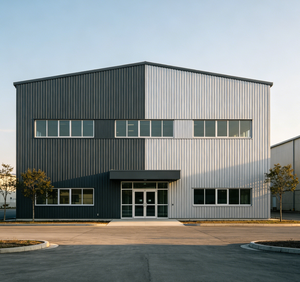 Atelier préfabriqué à structure en acier à portée libre, à un étage, sans colonnes, avec un espace <span class=keywords><strong>de</strong></span> hauteur importante - Product Image 4