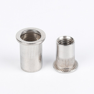Écrou à riveter à tête plate en acier inoxydable Zixin M3 M4 M5 M6 M8 M10 M12, écrou fileté à tête ronde, norme GB17880.2 - Product Image 4