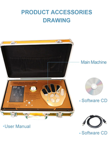 <b>Portable</b> body analyzer 3D display health device USB key <b>lock</b> analyzer Aluminum case medical tool - Product Image 5