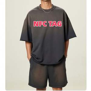 Camiseta de Moda 2024, Marca de Ropa Urbana de Algodón, con Escaneo NFC, Talla Grande, Personalizada, Impresión de Alta Calidad, Camiseta de Peso Pesado - Product Image 2