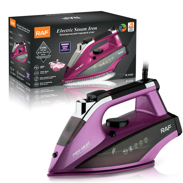 RAF Powerful Ceramic Soleplate Electric Quality Handheld Steam Iron Electric Iron