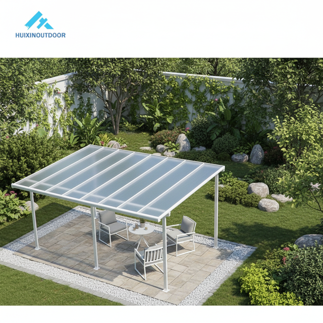 Rain Protection Manual Luxury Top Cover Balcony Kit Aluminum Polycarbonate Custom Retractable Shade Canopy Awning Anti-UV Window
