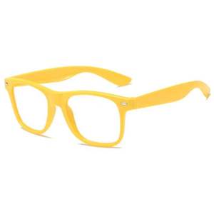 Montures de lunettes ovales bleues à monture complète, verres UV400 AC, légères, unisexes, lunettes de mode pour hommes et femmes - Product Image 3