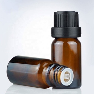 ขวดแก้วสีชาขนาด 1 ออนซ์ 30 มล. ทรงกลม สำหรับน้ำมันหอมระเหย พร้อมหลอดหยด - Product Image 2
