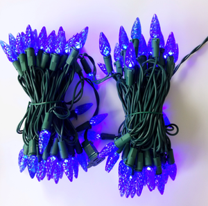 110V 50LEDs <span class=keywords><strong>C6</strong></span> dâu tây dẫn chuỗi đèn cây không thấm nước Đèn trang trí kỳ nghỉ giáng sinh chuỗi ánh sáng cho trong nhà ngoài trời - Product Image 5