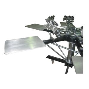 SM6-5050T Máquina de serigrafía textil automática con carrusel manual para impresión de etiquetas de camisetas, impresora de serigrafía de segunda mano - Product Image 2