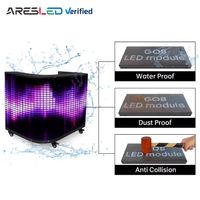 Écran LED pour stand DJ, comptoir LED, mur vidéo LED, comptoir de bar intérieur, flexible, festival de musique, activité de fête, écran LED GOB P1.8 P2.5