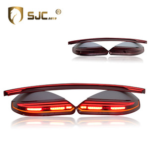 อัพเกรดไฟท้ายรถยนต์ SJC Auto เป็นไฟท้าย LED ปี 2023 สำหรับ <span class=keywords><strong>Porsche</strong></span> <span class=keywords><strong>Panamera</strong></span> 970 970.1 970.2 รุ่นใหม่ สีแดงรมควัน - Product Image 1