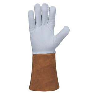 Nouveaux gants de soudage en cuir de haute qualité, logo personnalisé, sécurité industrielle, travail OEM, gants de soudage en cuir pour le travail - Product Image 2