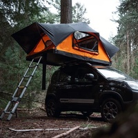 Carpa de techo de camping de lujo grande 4wd con skyview