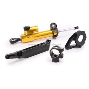 Universal รถจักรยานยนต์ CNC Adjustable Steering Damper Stabilizer สำหรับ <span class=keywords><strong>CBR600RR</strong></span> - Product Image 2