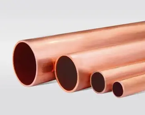 Bon marché 0.5mm d'épaisseur 18mm et 26mm de diamètre Tube en cuivre droit de qualité C11000 pour climatiseurs - Product Image 2