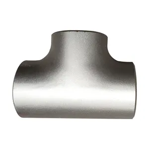 Customized size 1/2 Inch To 42 Inch Alloy/Carbon Steel Equal weld stainless steel tee pipe fitting