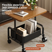Chariot de rangement mobile multifonctionnel pour aliments, grande capacité de stockage, forte capacité de charge, pour salon et chambre