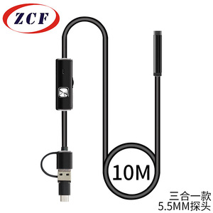 ZCF 3-In-1 USB Endoscope 5.5Mm Probe Mobile Phone Viewing Automotive Repair Tool - Product Image 4