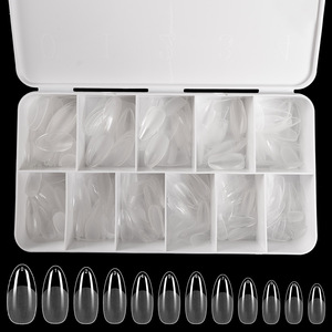 550 faux ongles en gel souple ABS, style stiletto français, pour extension et manucure - Product Image 6